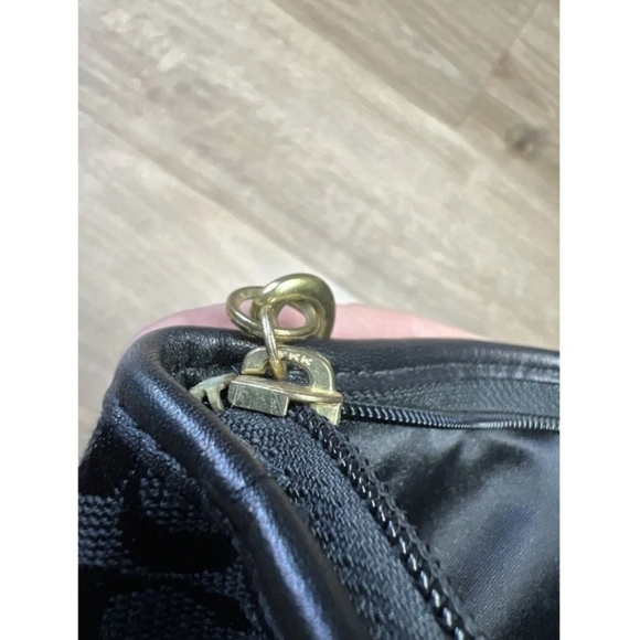 Coach | 1941 Leather Trim Canvas Wristlet | Color: Black | Vintage - Picture 12 of 13